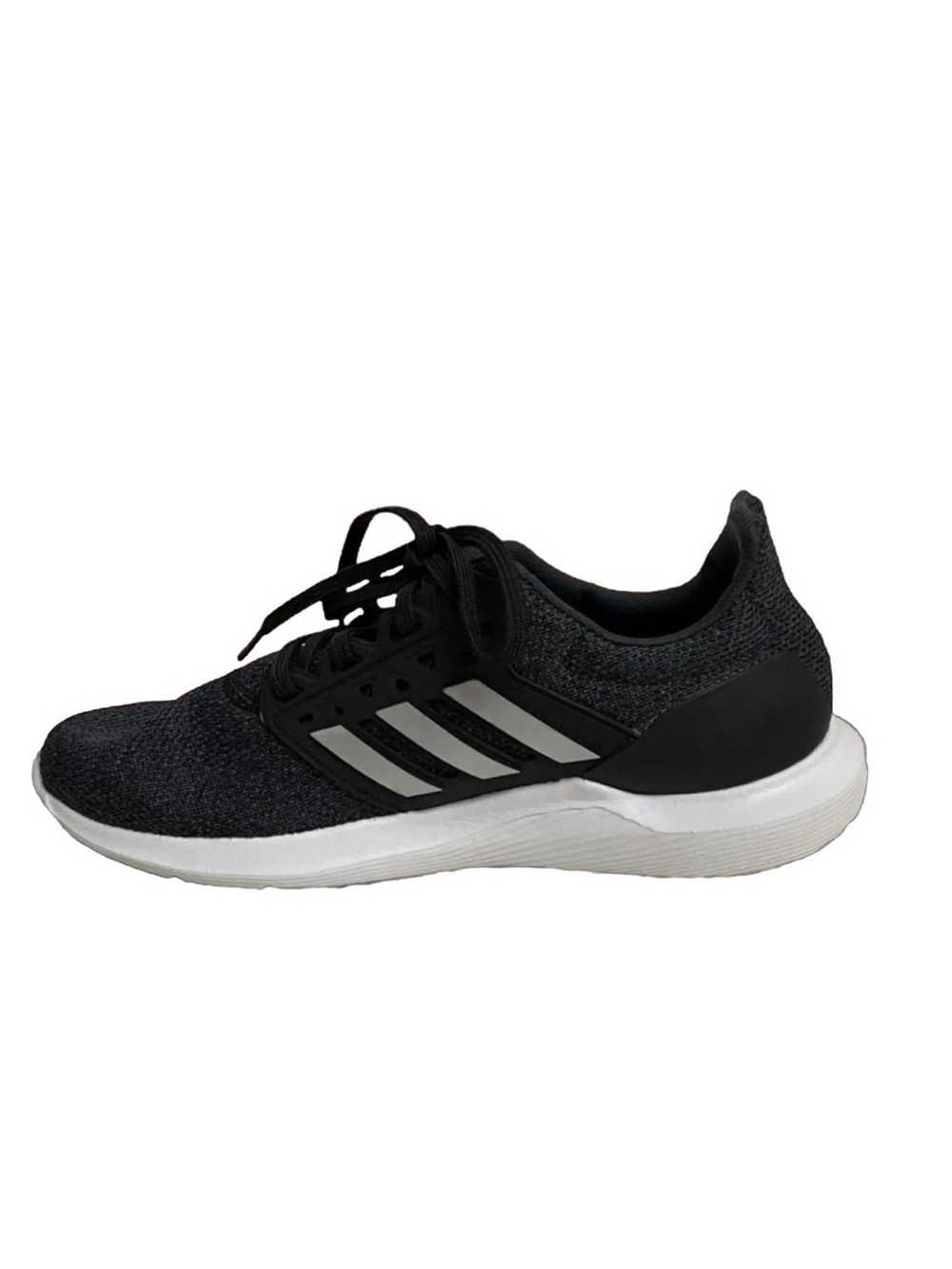Adidas Women's Black & White Cloudfoam Athletic Running Shoes